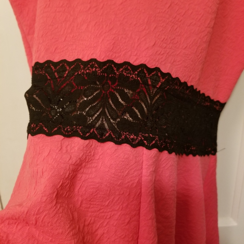Coral Skater Dress - Picture 4 of 4